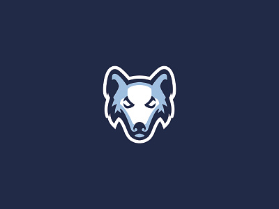 Snow Wolf branding design flat illustration illustrator logo mascot mascot logo mascotlogo minimal snow snow wolf snowwolf vector wolf