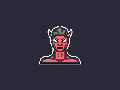 Devil Boy boy branding design devil flat illustration illustrator logo mascot mascot logo mascotlogo orange red vector