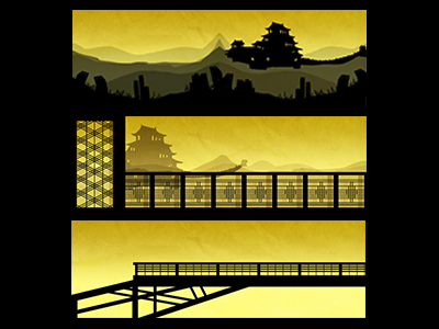 The Last Emperor animation boards graphic design photoshop shadow silhouette story