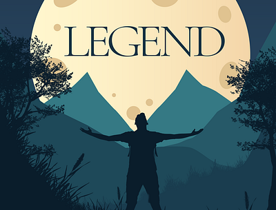 Legend art design illustrator