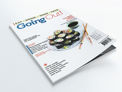 Going Out! - Cover Layout cover going out layout logo mag magazine mock up sample test