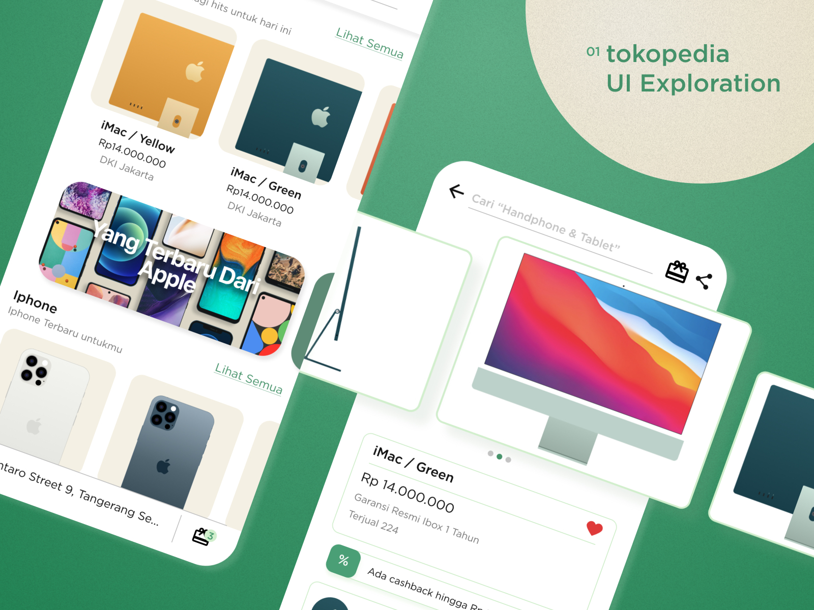 Tokopedia Ui Exploration Ii By Fathur Adli Fauzi On Dribbble