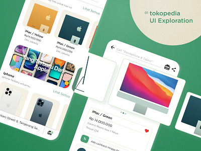 Tokopedia - UI Exploration II app design mobile ui ux