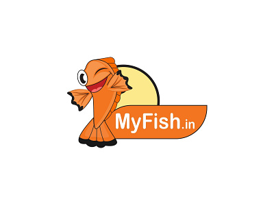 Myfish.in Logo adobe illustrator adobe photoshop client company corei8 fiverr flat happy buyer happy client happyclient logo logo design logo1 logo2 logo3 mascot minimal minimul vector