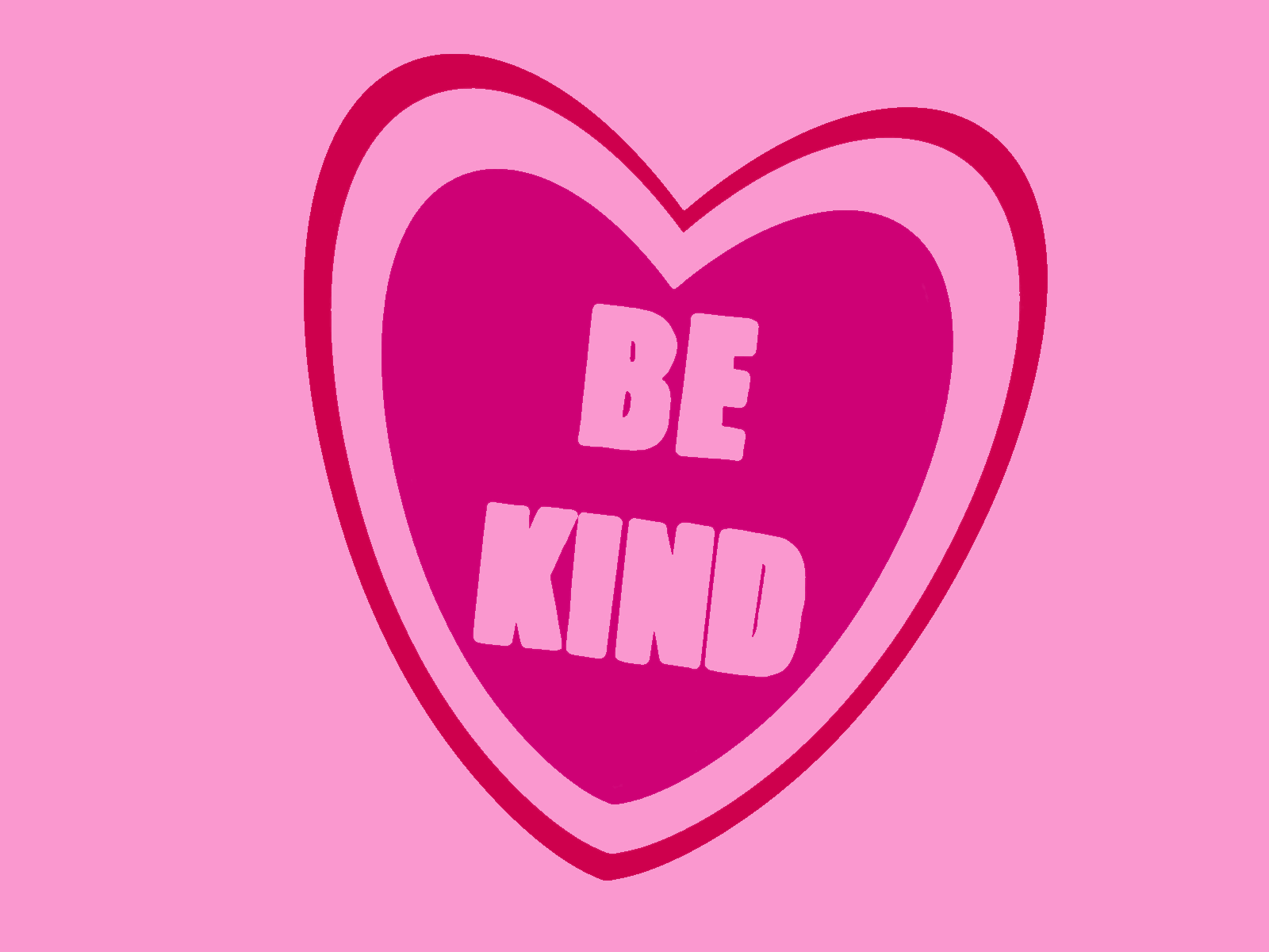 Be kind illustration by Megan Howell on Dribbble