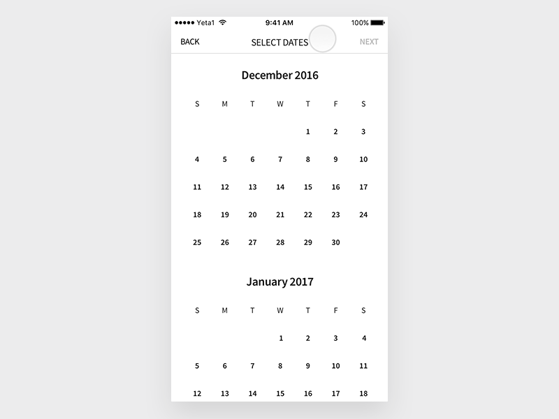 Solving problems with prototypes #1 - Calendar