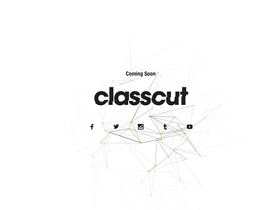 Classcut Coming Soon classcut coming soon flat logo minimal splash page