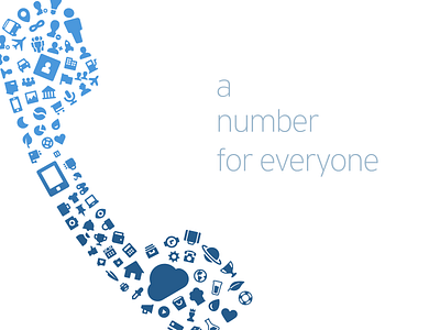 A Number For Everyone clean design email flat graphic image layout minimal newsletter newsletter image template