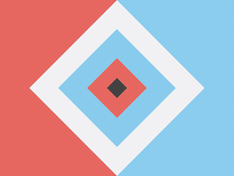 Squares 2d 3d after effects animation color flat geometry motion graphic