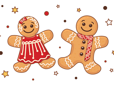 Cookies adobe illustrator cartoon character christmas cookie cookies cute art design illistration illustration vector art