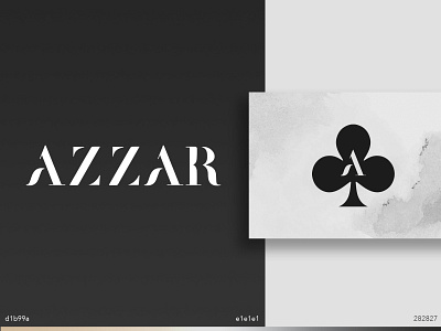 Azzar brand brand identity branding branding design clothing clover design elegant icon logo minimalistic typography vector