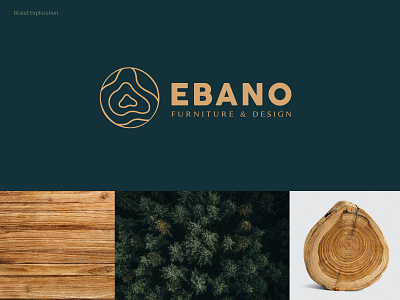 Ebano - Furniture Design brand design brand identity branding color colorpalette design furniture logo typography wood