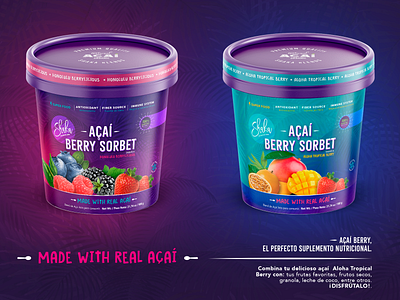 Açaí Berry Sorbet - Packaging Design