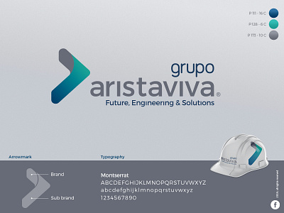 Branding - Grupo Aristaviva brand identity branding color colorpalette design energy engineering icon illustrator logo typography vector