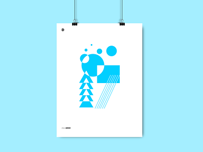 Poster Dribbble adobe illustrator cc adobe photoshop cc diseño