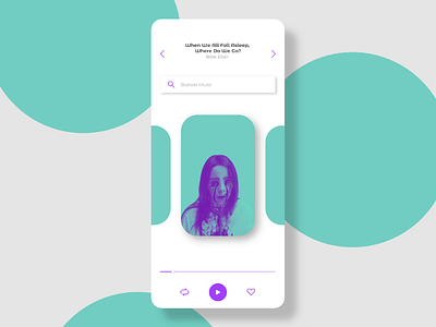 App de música diseño photoshop ui ux web