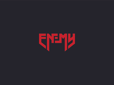 Enemy logo logo brand logo brand mark logo branding logo enemy logo font logo maker logo red logo redesign logo type logo typography
