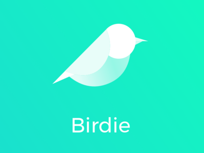 Birdie illustration logo