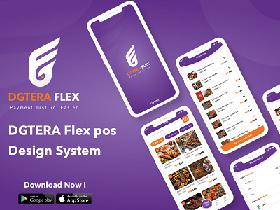 DGTERA FLEX POS SYSTEM creative design pos ui ux design