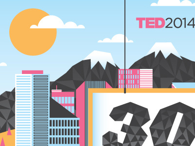 TED 2014 2014 canada city clouds mountains sun ted tedconference tedtalks triangles vancouver