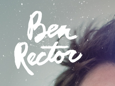 Ben Rector Album Cover album ben rector brush cover photo record script type typography