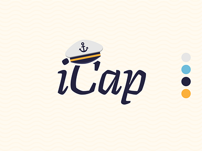 iCap branding design icon illustration logo vector