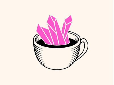 Café com Crack branding design illustration logo