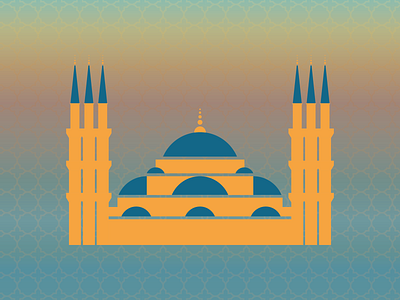 Istanbul building city illustration vector