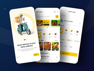 Doordash redesign challenge app concept delivery app food app restaurant