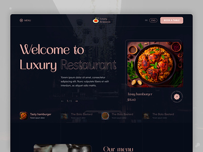 Luxury Restaurant Landing Page Challenge