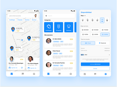 Doctor Appointment App UI