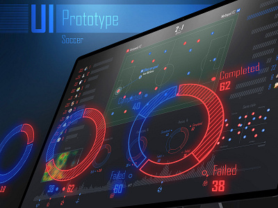 Ui prototype. Soccer app application dashboard dashboard design dashboard ui design football interface soccer ui ux
