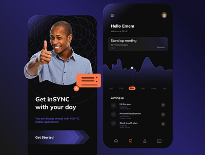 inSYNC reminder app design figma figmadesign ui ux