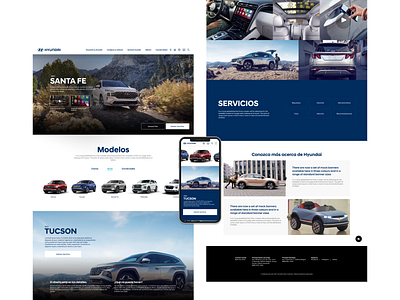 Hyundai Website Dominican Republic automotive dominicanrepublic figma product design ui ux design