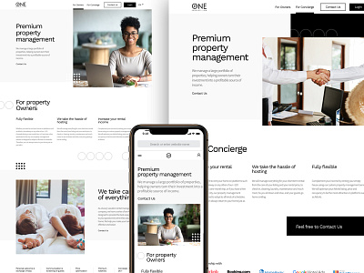 UI Design for Property Management Platform blackandwhite dominicanrepublic minimal minimalist mobile uidesign website white