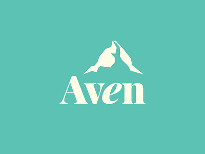 Aven apparel clothing design logo mint mountain women