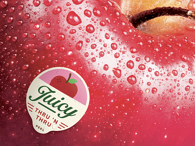 Big Fruit - 🍎 apple fruit fruit sticker juicy label poster sticker