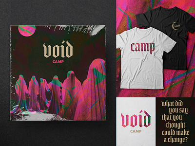CAMP - Void album album art album cover art direction camp cd cover merch music single single art void