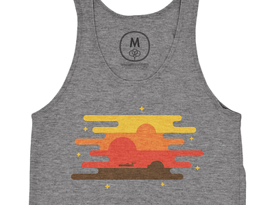 Teetooine TANKS! a new hope galaxy illustration space star wars sun tatooine vector