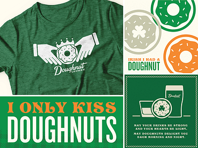 Erin Dough Bragh clover donuts dough doughnut irish kiss lounge plaid st. patricks day st. pats st. pattys day sugar