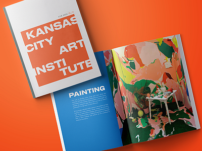 KCAI Recruitment Package art school book college editorial kansas city art institute kcai layout school view book