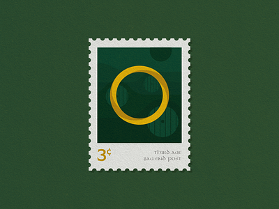 LOTR Stamps - 1/3 bag end hobbit lord of the rings lotr ring shire stamp