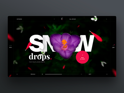 Flower delivery - website design