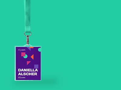 Conference Lanyard Mock badge cmyk conference conference swag design lanyard mockup nametag print