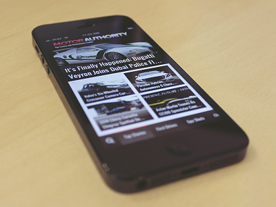 Motor Authority ios iphone launched motor authority ui