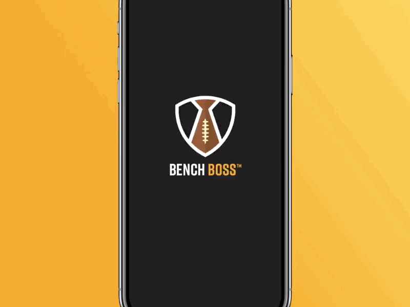 Bench Boss iOS App android animation draft fantasy football football ios nfl principle react native ui ux