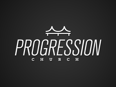 Progression bridge church logo progression
