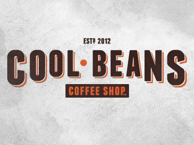 cool beans brand coffee shop cool beans logo