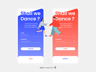 Sign Up design ui