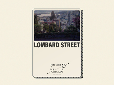 Lombard Street (San Francisco) adobe designer flyer graphic design illustration photography poster typography uiux visual design